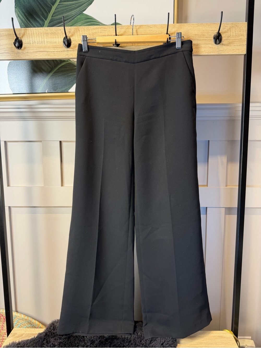 CeCe Women’s Black Wide-Leg Dress Pants Size 4